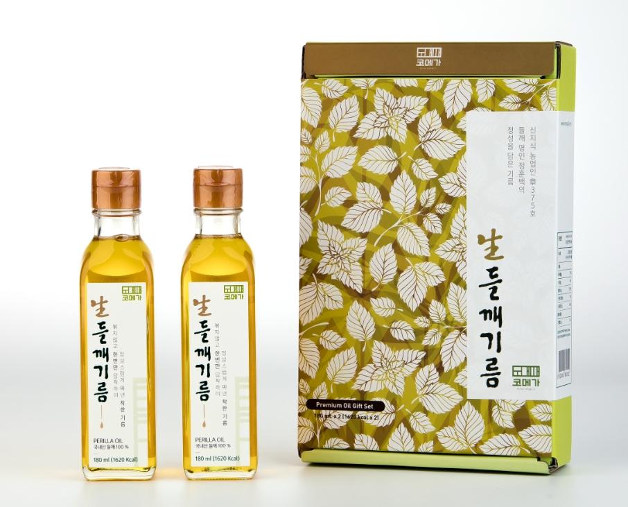 국산 생들기름 선물세트 360ml(180ml*2병)