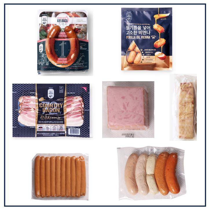 소시지&베이컨 7종 세트 2.165kg