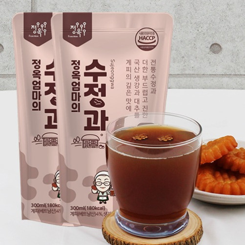 국산원료 수제 수정과 6L(0.3L*20팩)