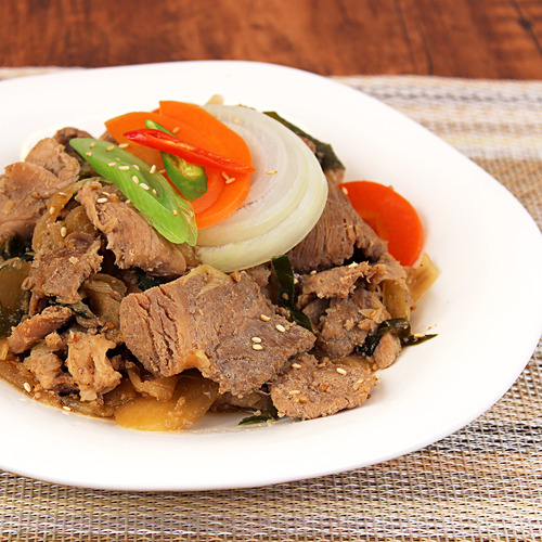 지리산 흑돼지 간장제육볶음 1.2kg(0.2kg*6팩)