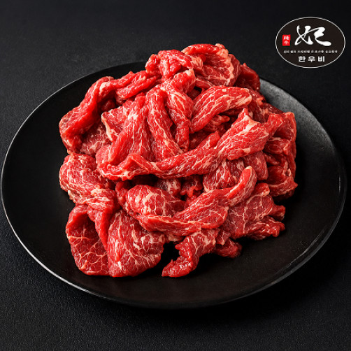 한우비 1+등급 암소 불고기 1kg(0.9kg+0.1kg)