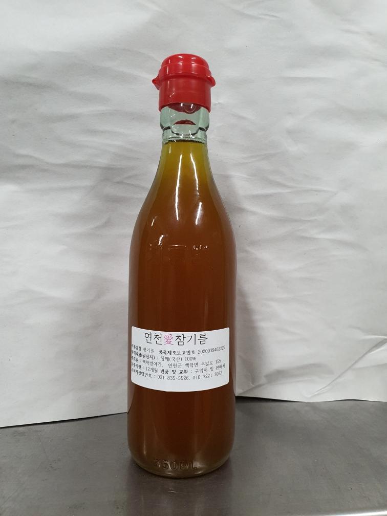 국내산 연천애 참기름 150ml