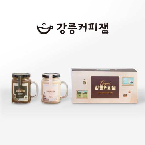강릉 커피잼 세트 480g(에스프레소잼 240g+밀크잼 240g)