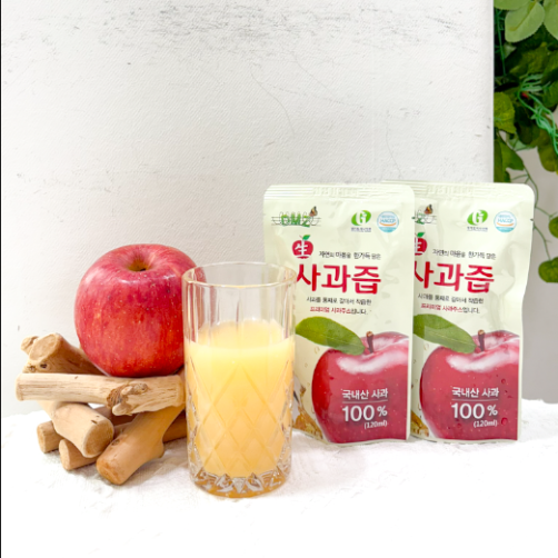 국내산 사과즙 6L(120ml*50포)