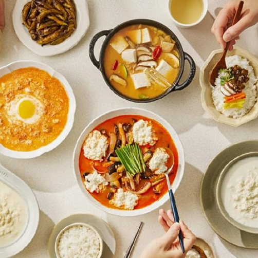 건강식 세트 2.4kg(비지 0.7kg+청국장, 순두부 각 0.85kg)