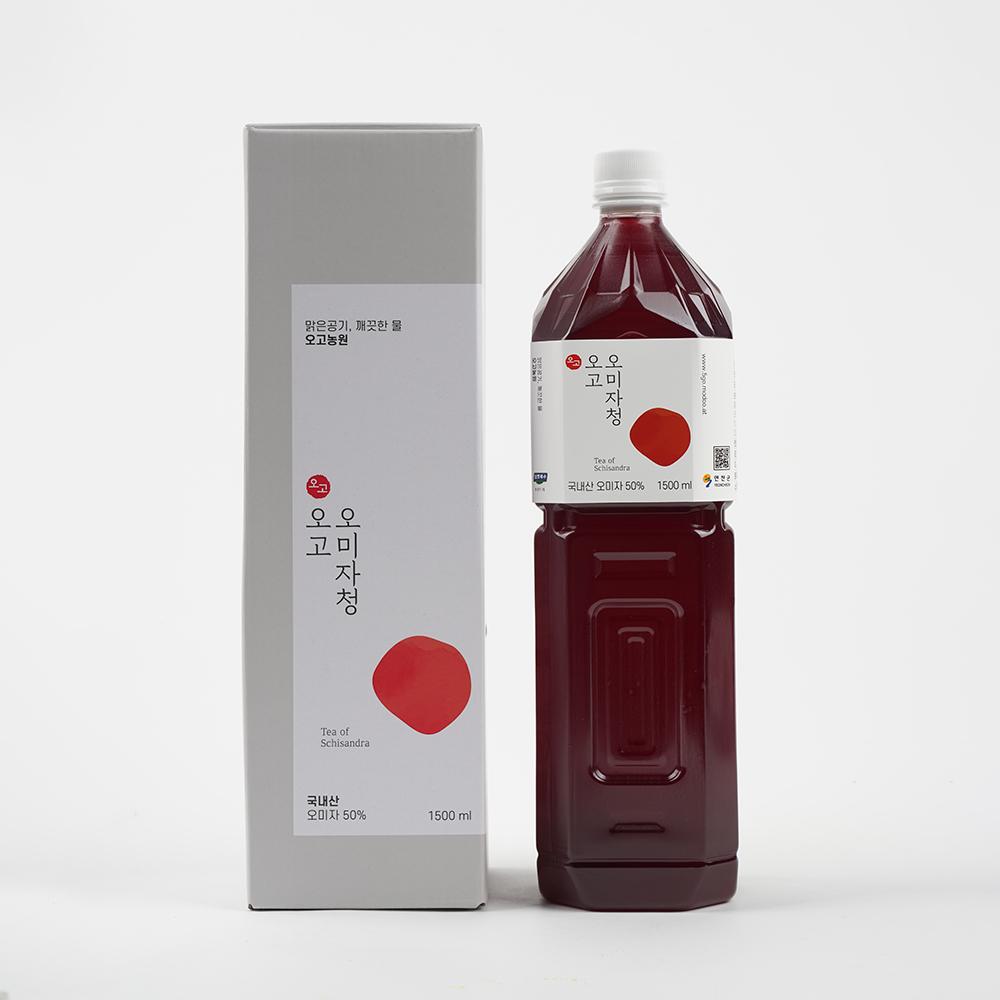 오미자청 원액 실속형 엑기스 1.5L