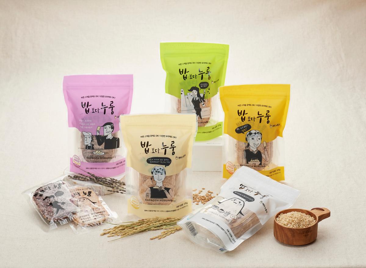 밥보다 누룽지 750g(현미, 백미, 흑미, 보리, 귀리 중 택 1, 125g*6봉지)