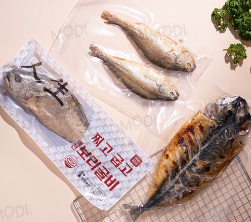 특대 보리굴비 3미 세트+고등어 1미