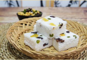 건강떡 3종 선물 세트 2.4kg(0.12kg*호박, 쑥, 백설기 랜덤 20개)