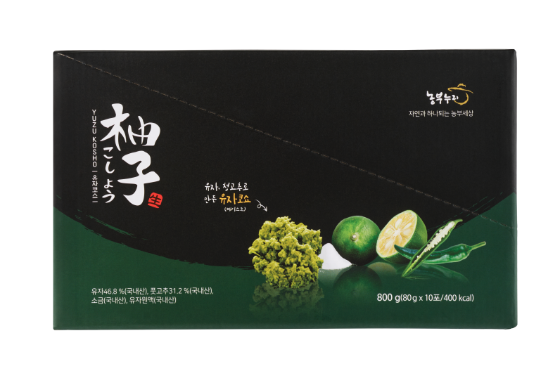 유자코쇼, 유자&고추로 만든 페이스트 400g(80g*5포) 