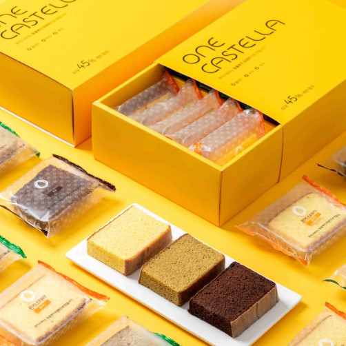 수제 카스테라 600g(플레인, 제주말차, 초코 각 40g*5개)