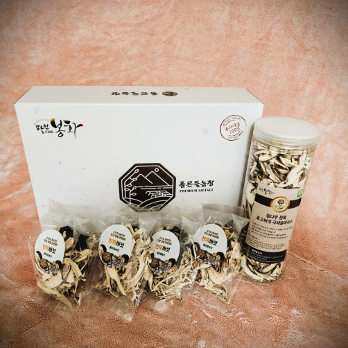 무농약 버섯세트 136g(한끼버섯 14g*4봉+슬라이스 80g)