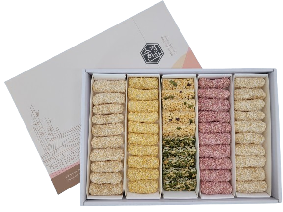 수정한과 한우리세트 400g(단호박유과+백년초유과+찹쌀유과+쌀엿강정+호박씨강정)