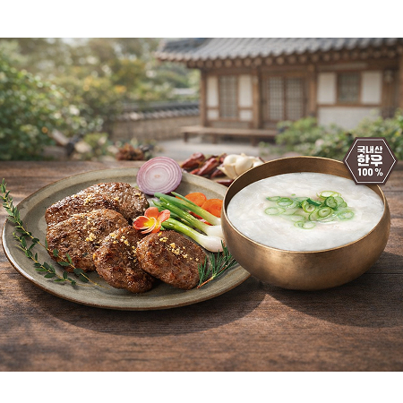 한우떡갈비&사골곰탕 선물세트 (떡갈비 240g*2개+곰탕 500ml*3개)