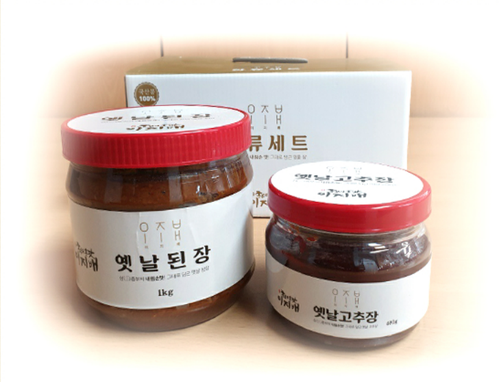 옛날장류세트 800g(된장 400g+고추장 400g)