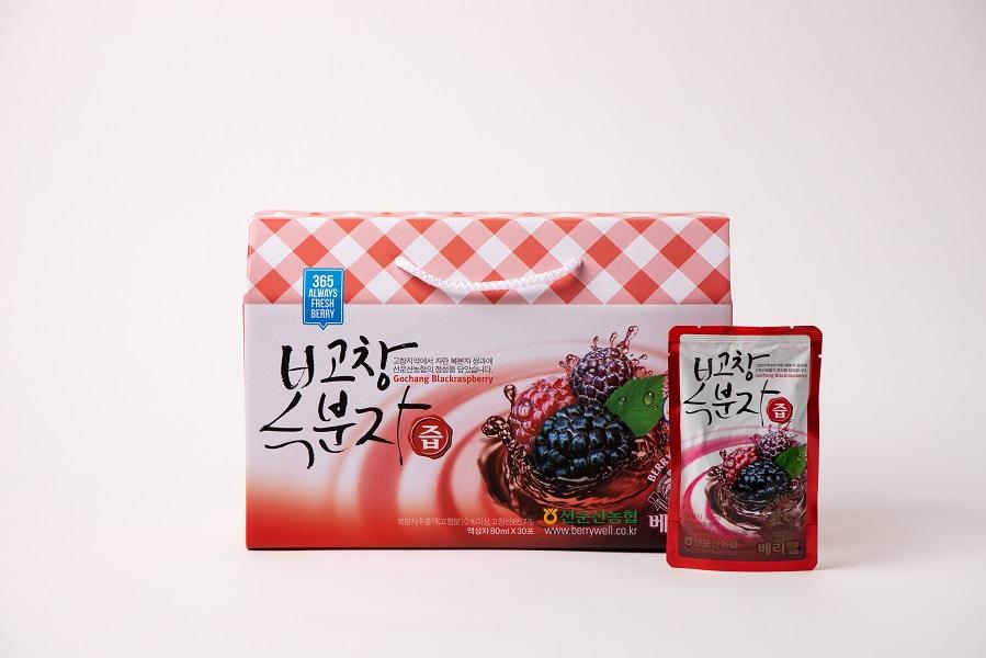 선운산농협 고창 복분자즙 2.4L(80ml*30포)