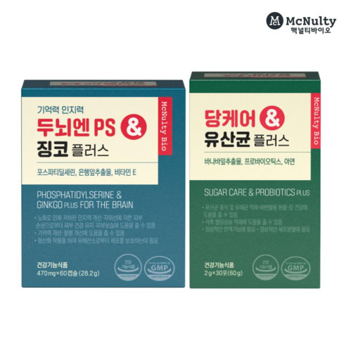 징코&유산균 세트 88.2g(징코 60캡슐*470mg+유산균 2g*30포)