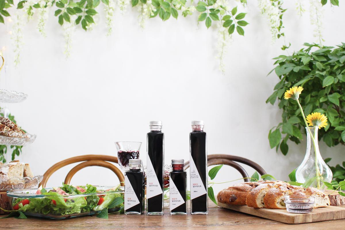 전통 발효 방식 복분자 발사믹 식초 100ml