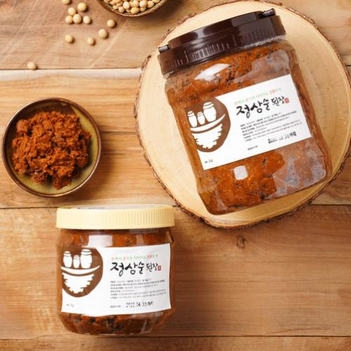 정삼순된장 장류 세트 1.45kg(된장 0.95kg+재래간장 500ml)