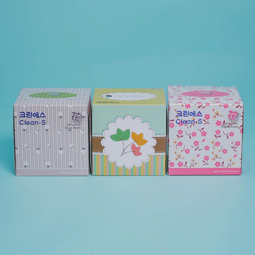 100% 천연펄프 정사각 미용티슈 60개입(50매)