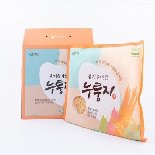 올벼쌀 누룽지 선물세트 1박스 600g(100g*6봉)