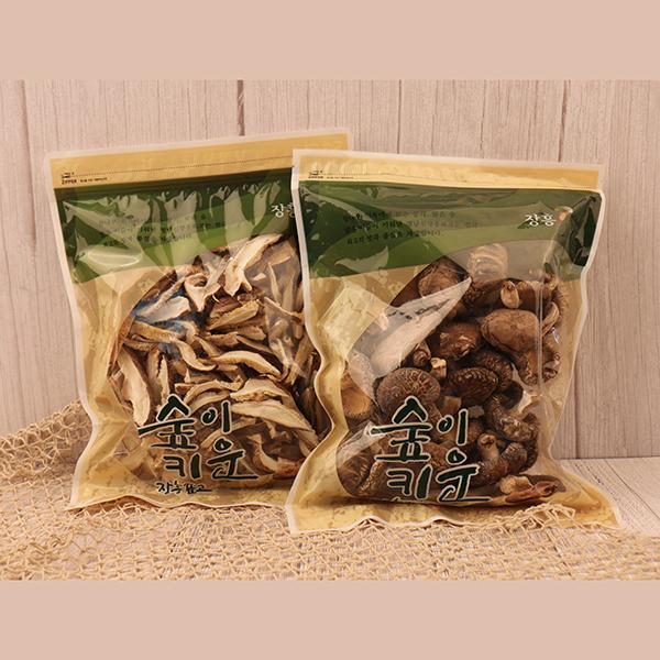 장흥표고버섯 혼합세트 400g(동고 200g+표고채 200g)