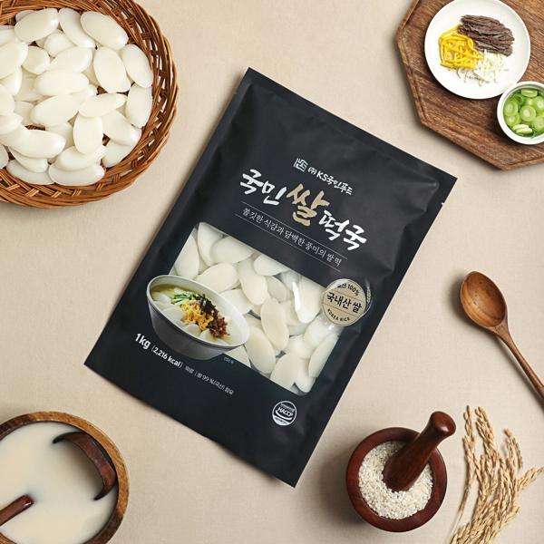 100% 국산 쌀 떡국 5kg(1kg*5팩)