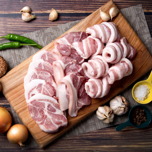 한돈세트 1kg(삼겹살 0.4kg+목살 0.4kg+전지 0.2kg)