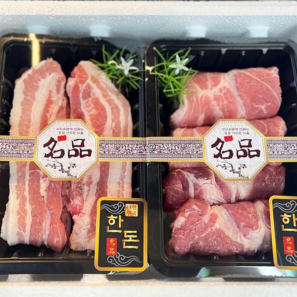 한돈 실속세트 1kg(삼겹살 0.5kg+목살 0.5kg)