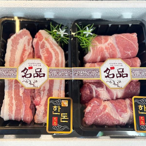 한돈 실속세트 1kg(삼겹살 0.5kg+목살 0.5kg)