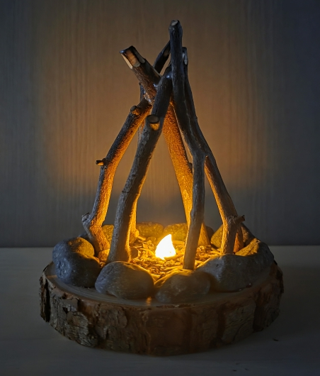 미니 모닥불 무드등