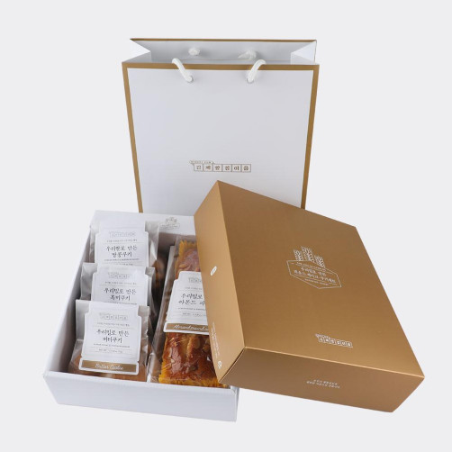 우리밀 프리미엄 파운드 케이크(아몬드 420g or 호두 380g 중 택 1)+쿠키세트