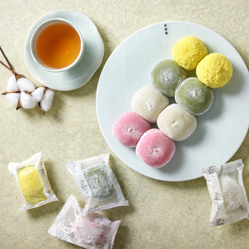 달달한 찹쌀떡 선물세트 200g(쑥, 빵, 딸기, 찹쌀떡 각 50g)