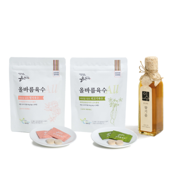 오플릭 요리비법 선물세트 340g(쇠고기 4g*20알+멸치 4g*20알+참기름 180ml)