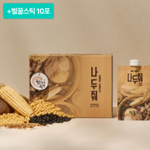 [이벤트] 100% 국내산 나두줘 선식 540g(45g*12팩)+선식 2팩