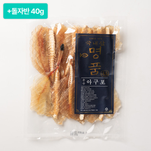[이벤트] 국내산 명품 아귀포 600g(300g*2봉)+돌자반 40g