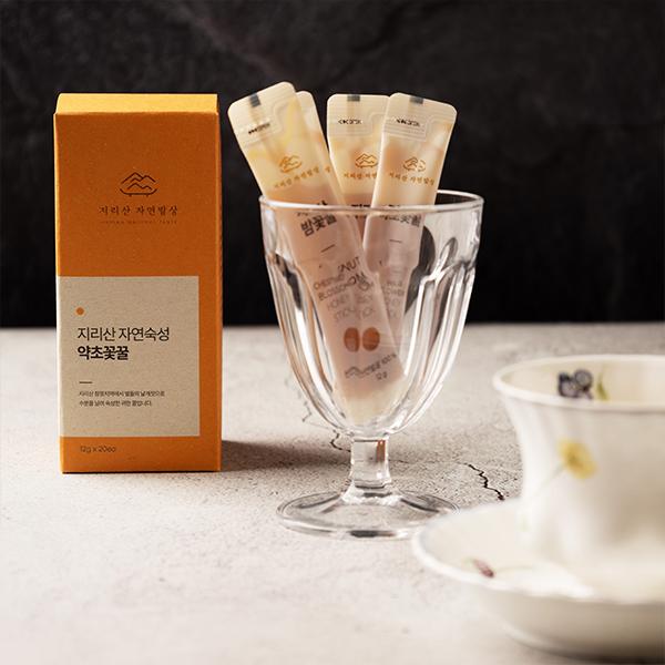 지리산 천연벌꿀 허니스틱 480g(약초꽃꿀 12g*20포*2박스)