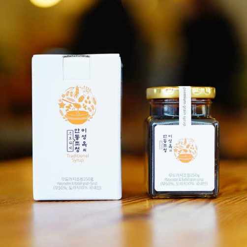 안동 백진주쌀로 만든 건강한 조청 390g(130g*3병)