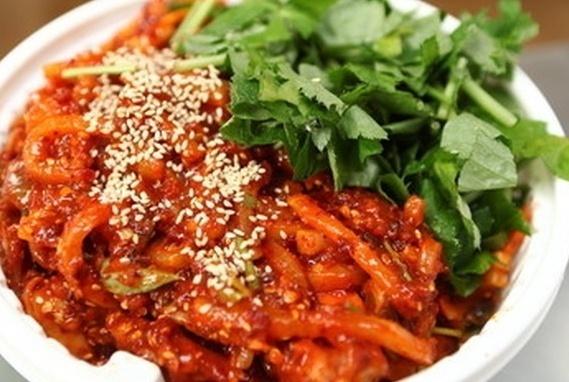 참마 넣은 가오리 회무침 1kg