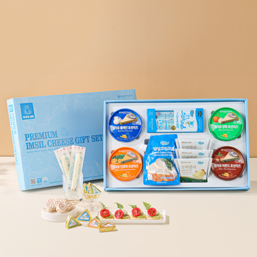 임실치즈농협 옥정호 선물세트 1.78kg(포션, 스트링, 크림, 모짜렐라 슬라이스 치즈)