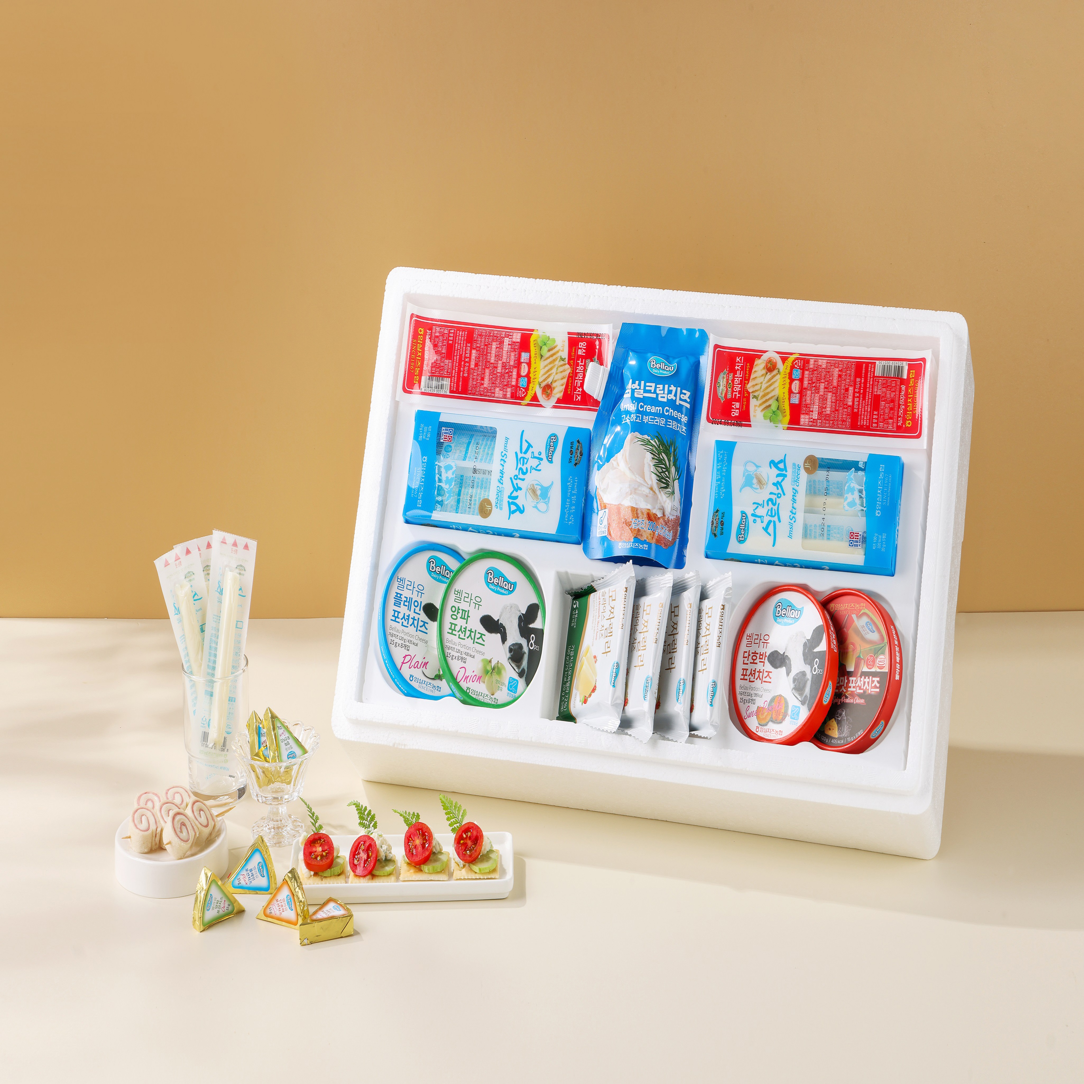 임실치즈농협 특호 선물세트 1.78kg(포션, 스트링, 크림, 모짜렐라, 구워먹는 치즈)