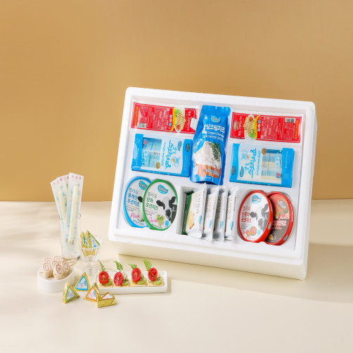 임실치즈농협 특호 선물세트 1.78kg(포션, 스트링, 크림, 모짜렐라, 구워먹는 치즈)