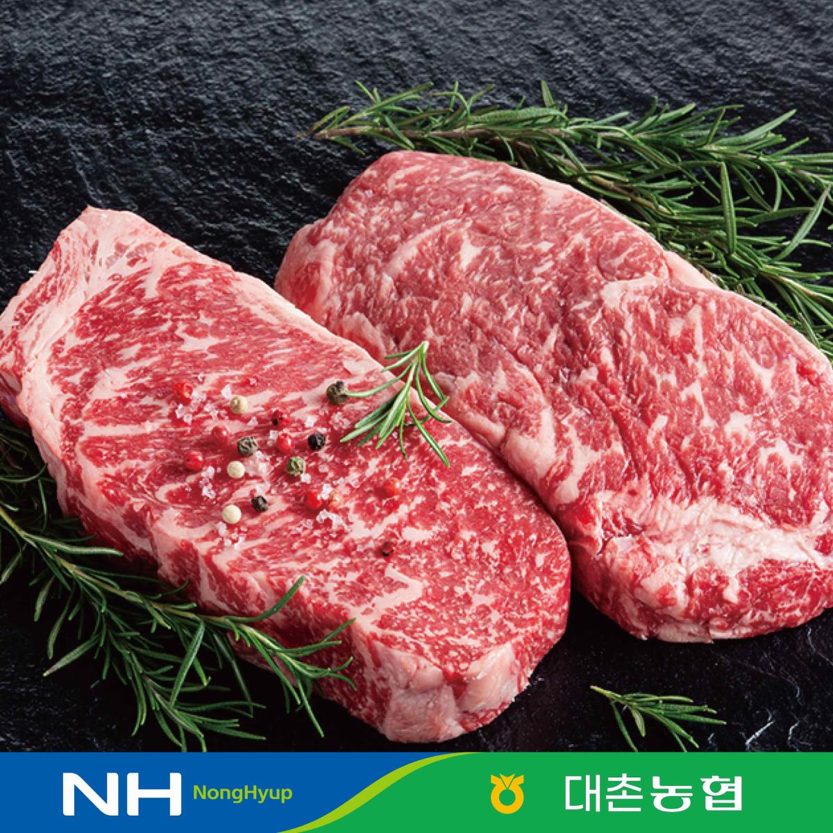 한우 1등급 등심 600g(450g+150g)+짜파게티 1봉 선물 포장