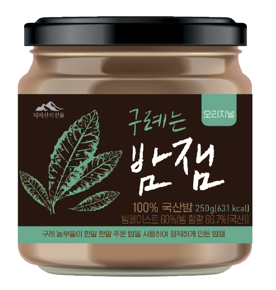 수제 방식으로 만든 구례는 밤잼 250g