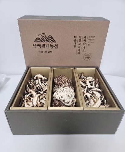 백두대간 청정지역 표고버섯 400g(건표고 200g+표고채 200g)