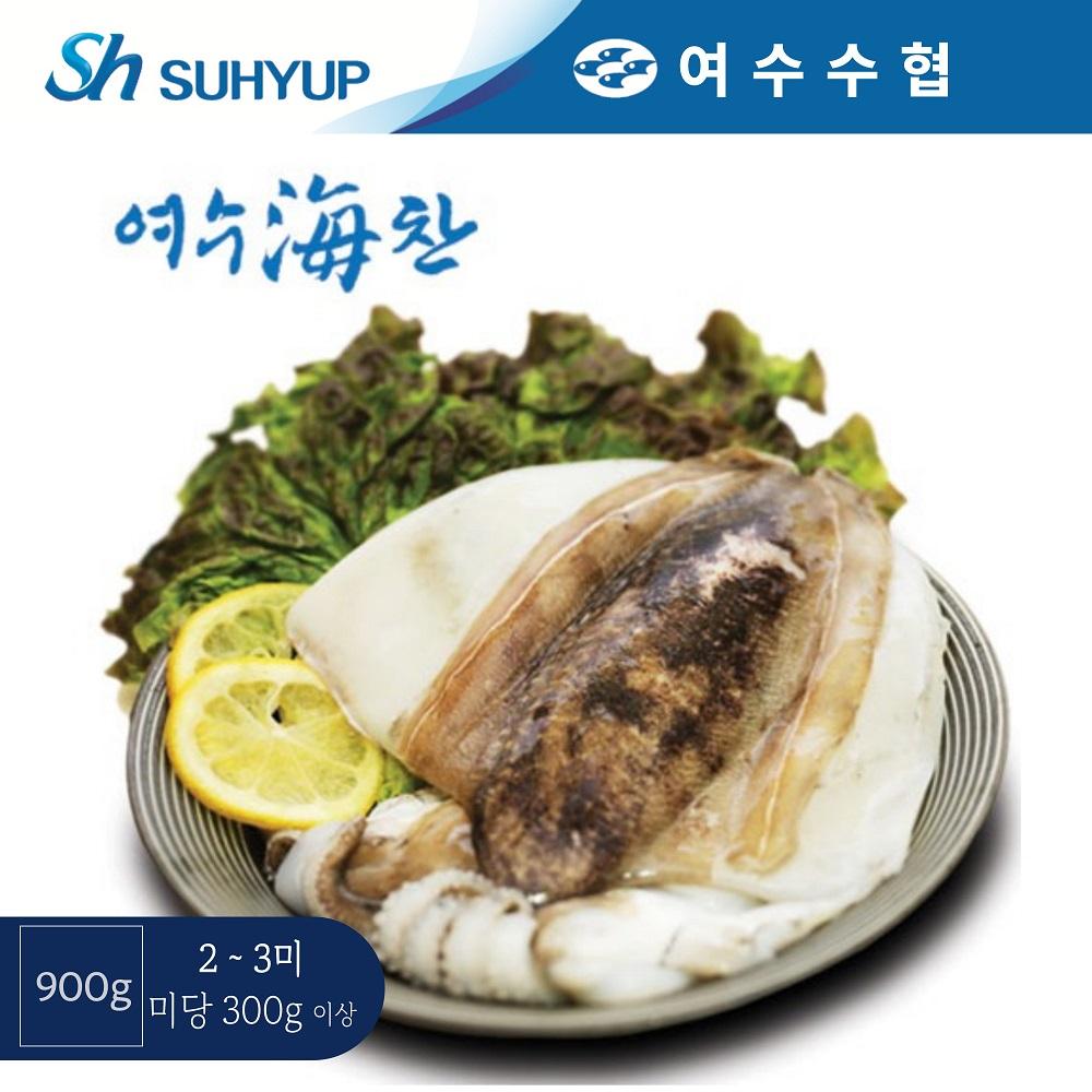 국내산 손질 갑오징어 900g(2~3미)